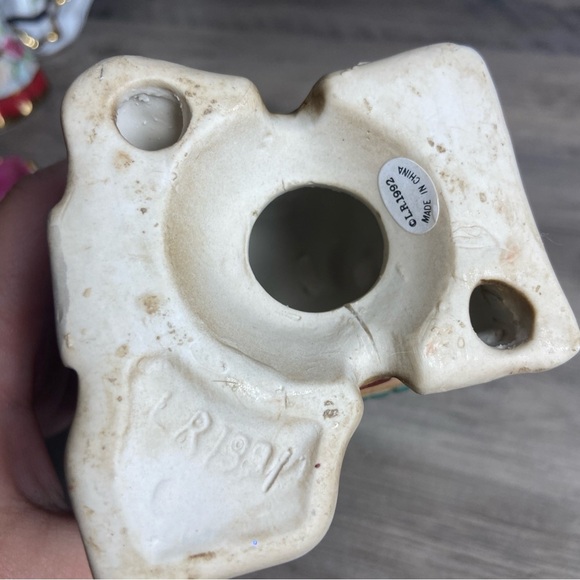 Charming Ceramic Church Figurine holiday Christmas Village building 5"h - Picture 5 of 8